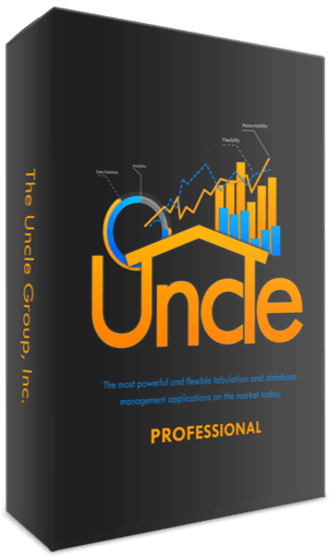 Uncle Professional tabulation and database enterprise solution software box